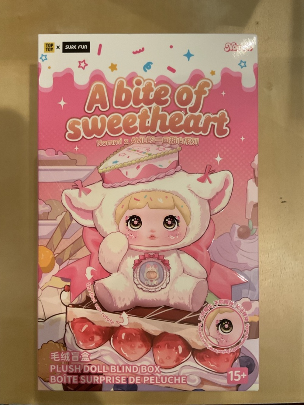 Nommi A Bite Of Sweatheart Plush Doll Blind Box NIB